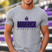 James Monroe Maverick Football Box T-shirt in Sport Grey - JM0042