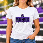 James Monroe Maverick Football Box T-shirt in White - JM0042