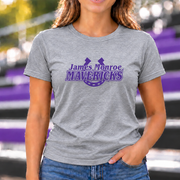 James Monroe Mavericks Horseshoe T-shirt in Sport Grey - JM0046