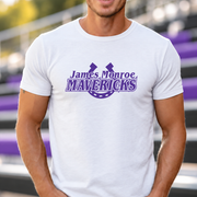 James Monroe Mavericks Horseshoe T-shirt in White - JM0046