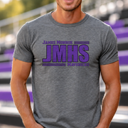James Monroe JMHS Mavericks T-shirt in Graphite Heather - JM0047