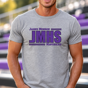 James Monroe JMHS Mavericks T-shirt in Sport Grey - JM0047
