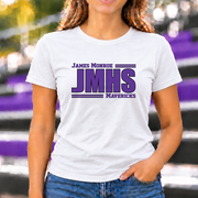 James Monroe JMHS Mavericks T-shirt in White - JM0047