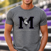 James Monroe Mavericks M Mascot T-shirt in Graphite Heather - JM0048