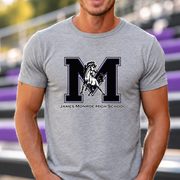 James Monroe Mavericks M Mascot T-shirt in Sport Grey - JM0048