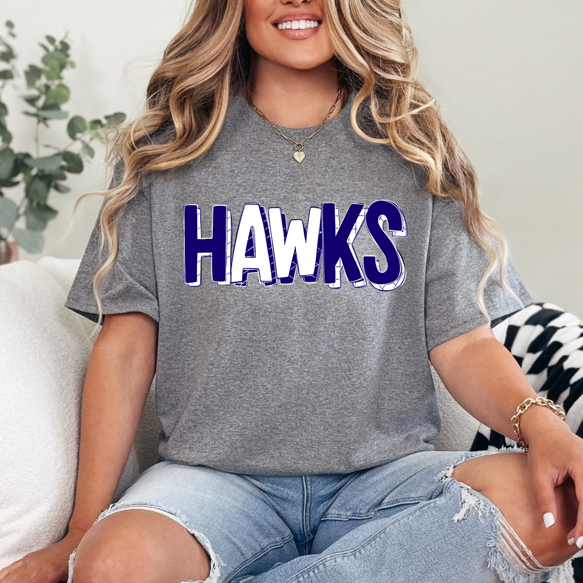 Hawks Tux Deluxe Doodles T-Shirt/Crewneck/Hoodie - MV0003