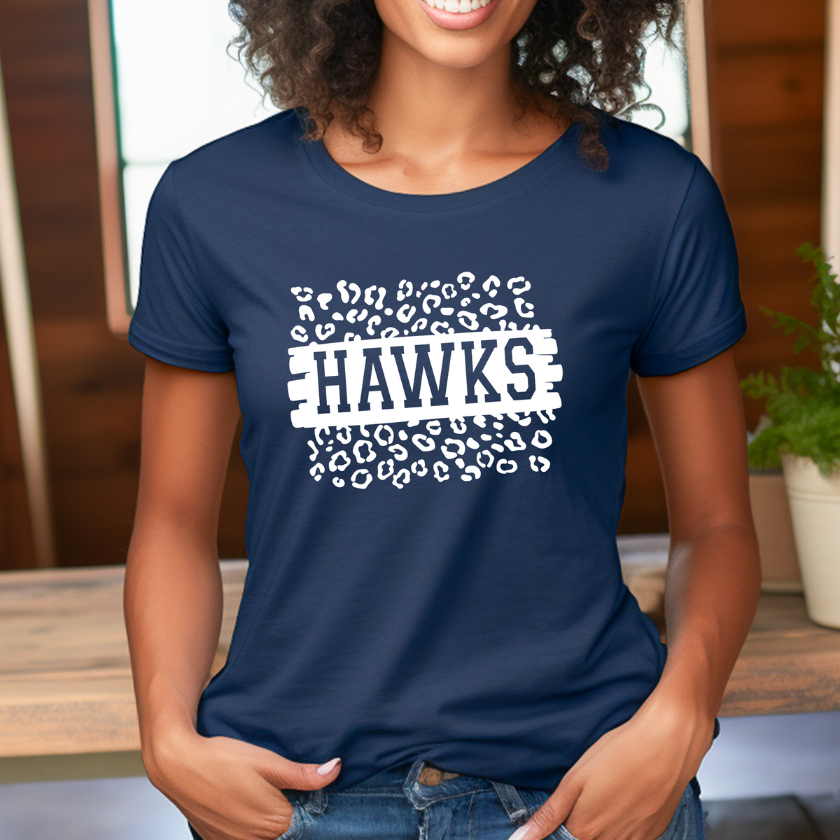 Hawks Leopard Print T-Shirt/Crewneck/Hoodie - MV0021