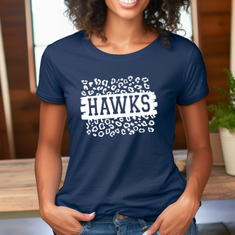 Hawks Leopard Print T-Shirt
