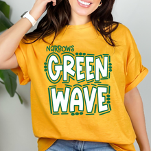 Narrows Green Wave Doodle T-Shirt