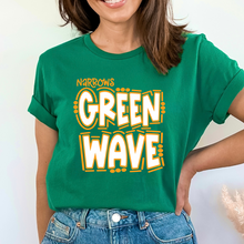 Narrows Green Wave Doodle T-Shirt